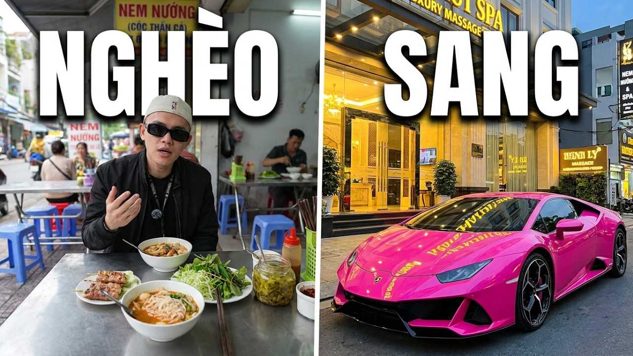 Nghèo Xài Sang - Giàu Đỡ Bỡ Ngỡ #7 | Đi Massage bằng Lamborghini - Vuong Khang Vlog