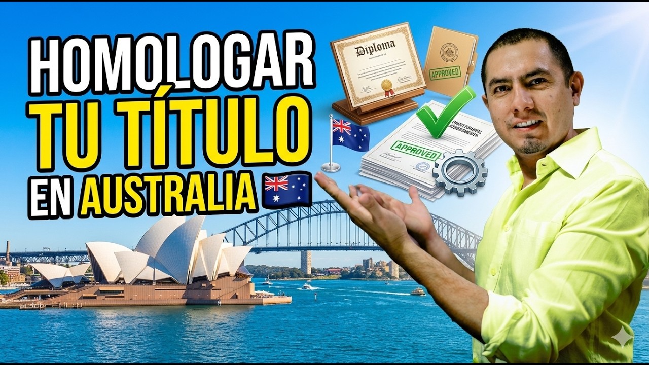 Cómo homologar tu título profesional Australia: Guía paso a paso para migrantes. Emigrar. Convalidar