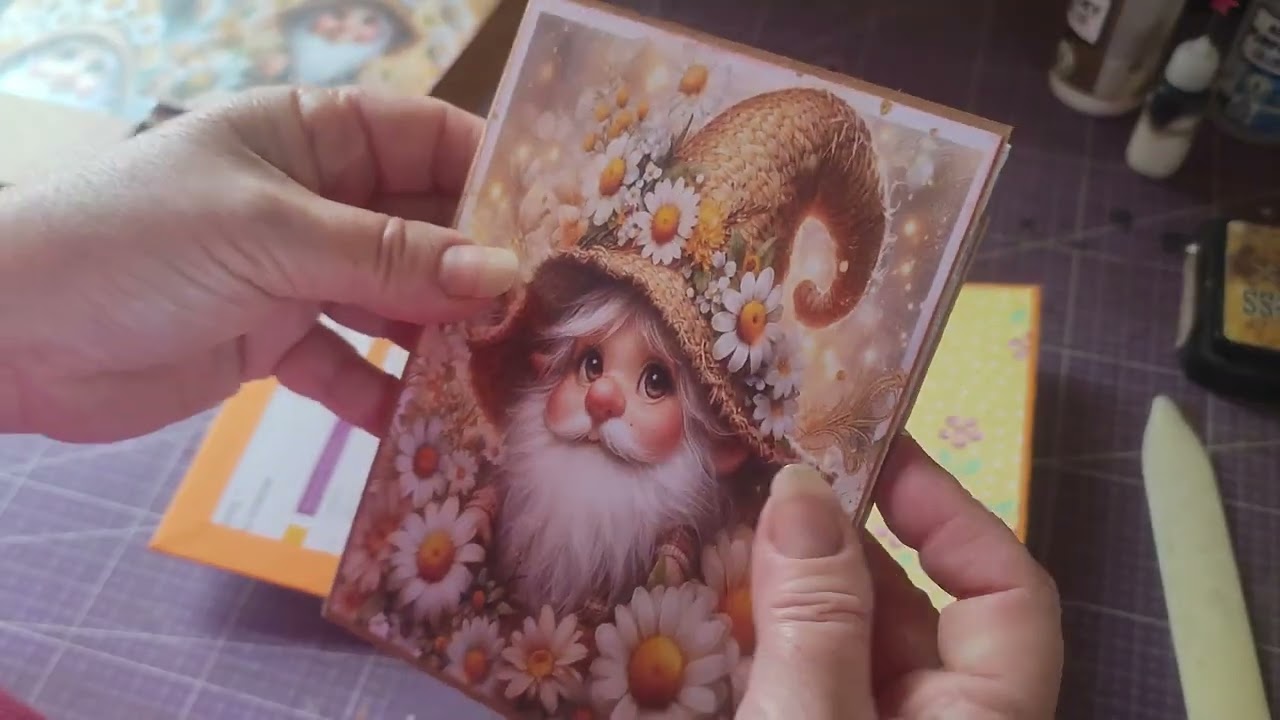 Tuto petit porte bloc notes !! , scrapbooking