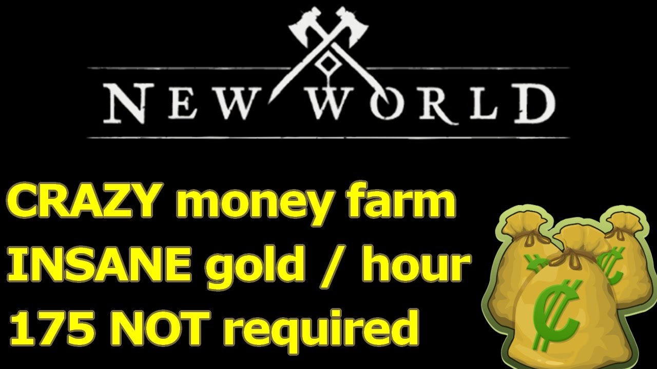 CRAZY MONEY FARM without 175 skills, INSANE GOLD PER HOUR