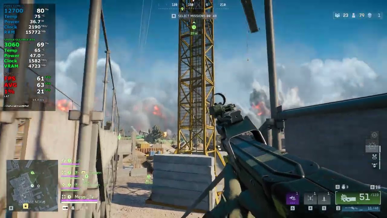 Battlefield 6 REDSEC | RTX 3060 LAPTOP Undervolted