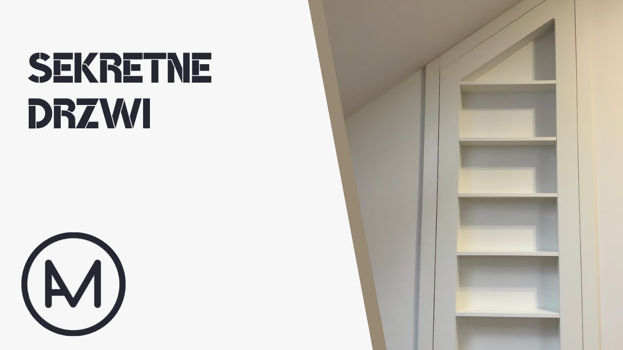 REGAŁ W FORMIE DRZWI | POMYSŁ NA UKRYTE DRZWI | ART MEBLE WROCŁAW