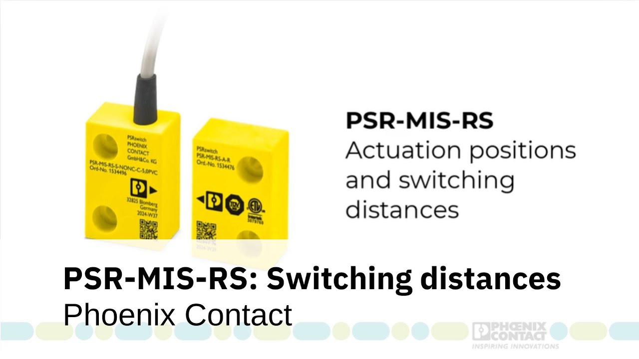 PSR-MIS-RS: Actuation positions and switching distances