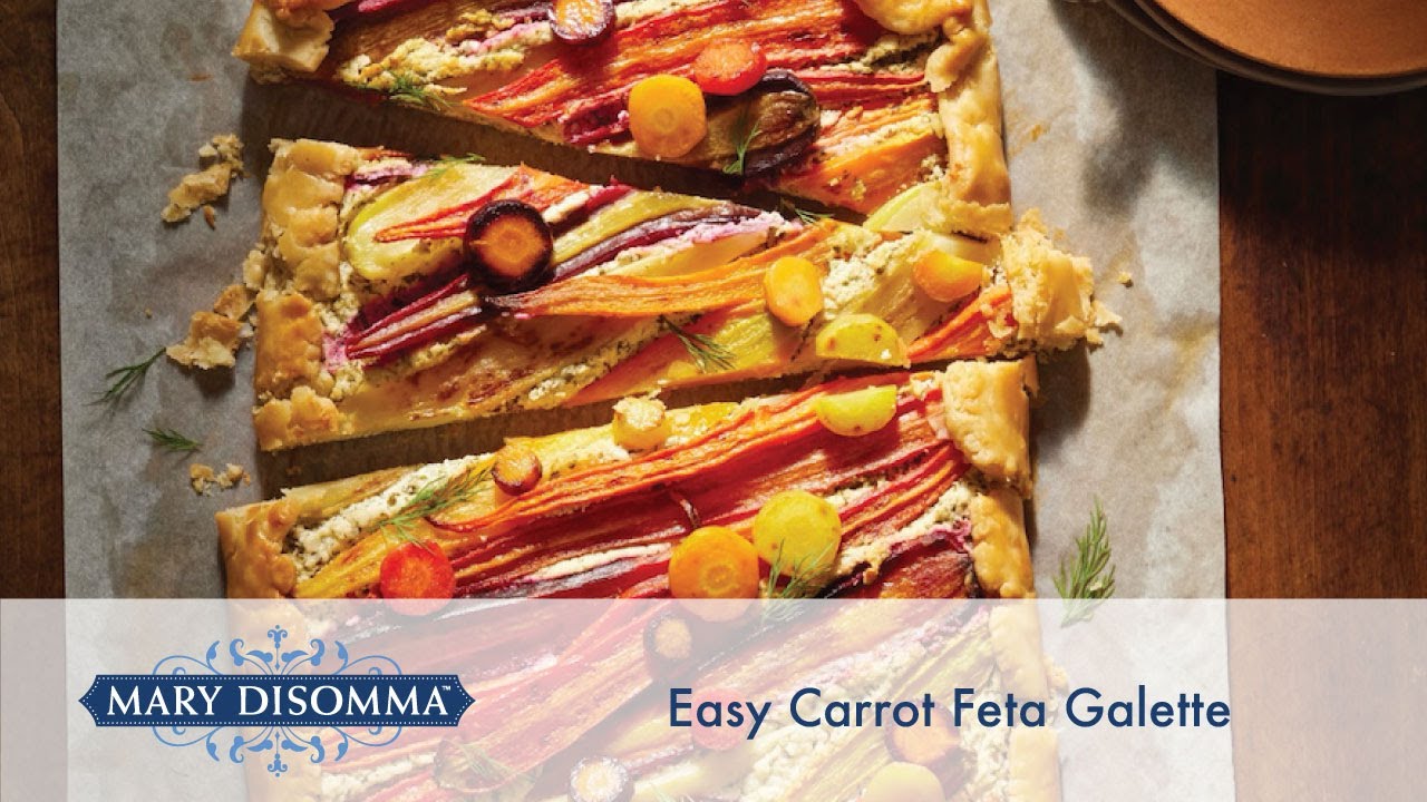 Easy Carrot Feta Galette Recipe | Mary DiSomma