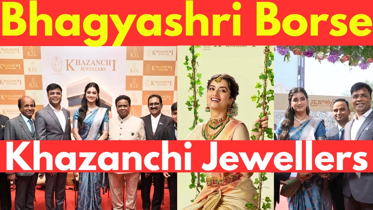 Khazanchi Jewellers Grand Launch Bhagyashree Borse Chennai #chennaiviewsone 