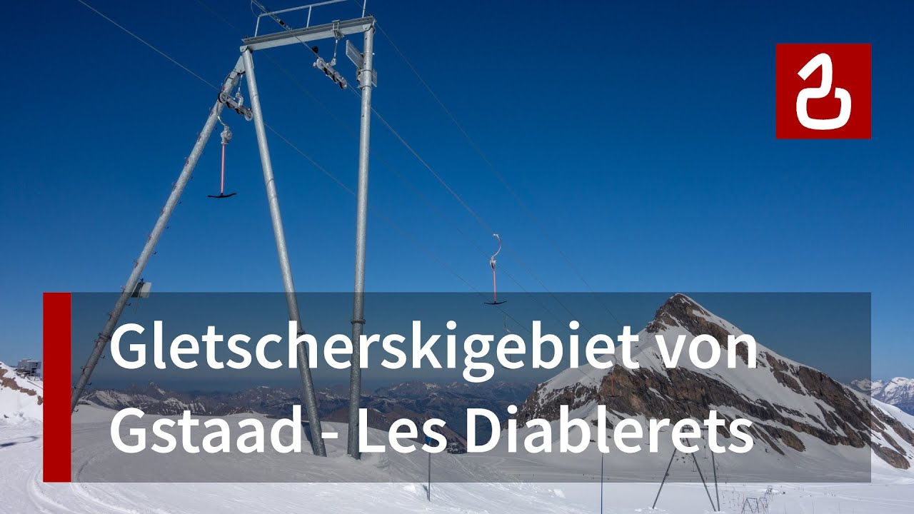 Skilifte auf dem Glacier 3000 (Gstaad / Les Diablerets)
