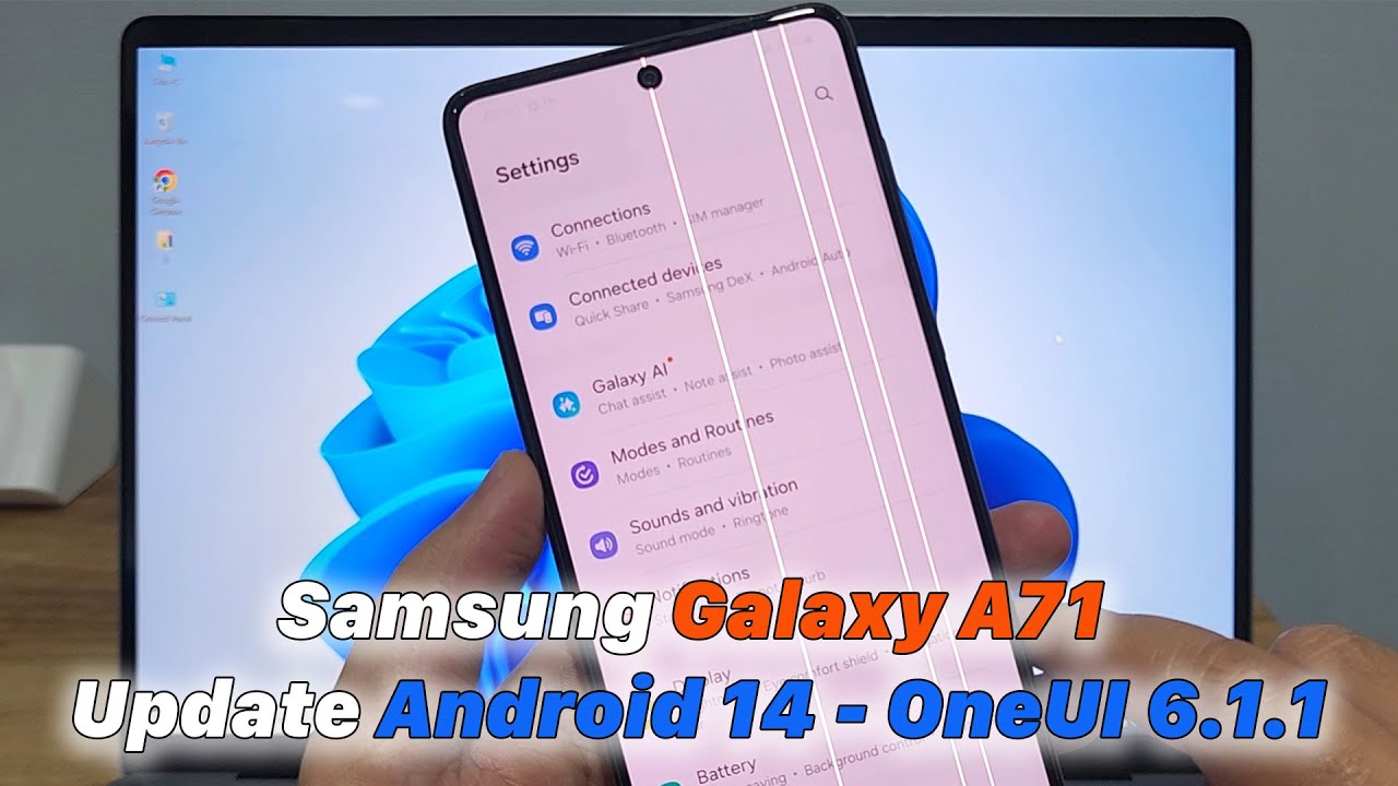 Обновление Samsung Galaxy A71 до Android 14 — OneUI 6.1.1