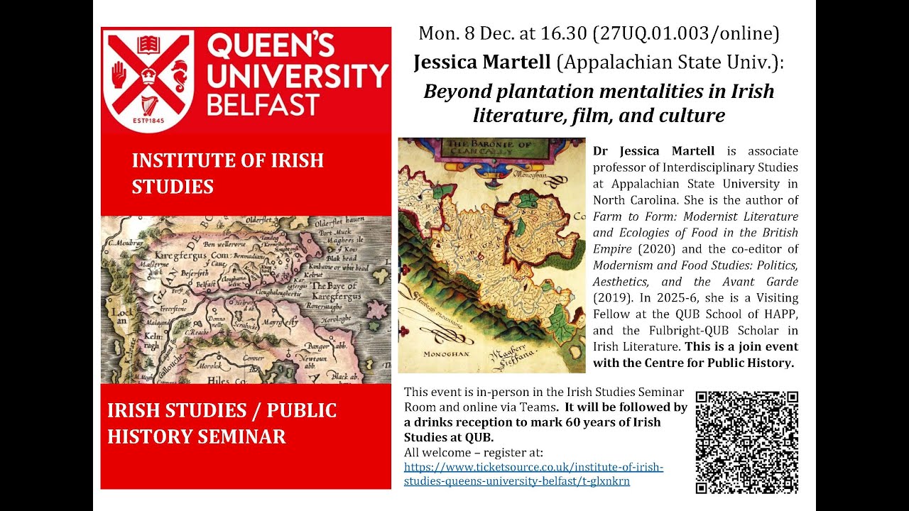 Irish Studies Seminar: Jessica Martell