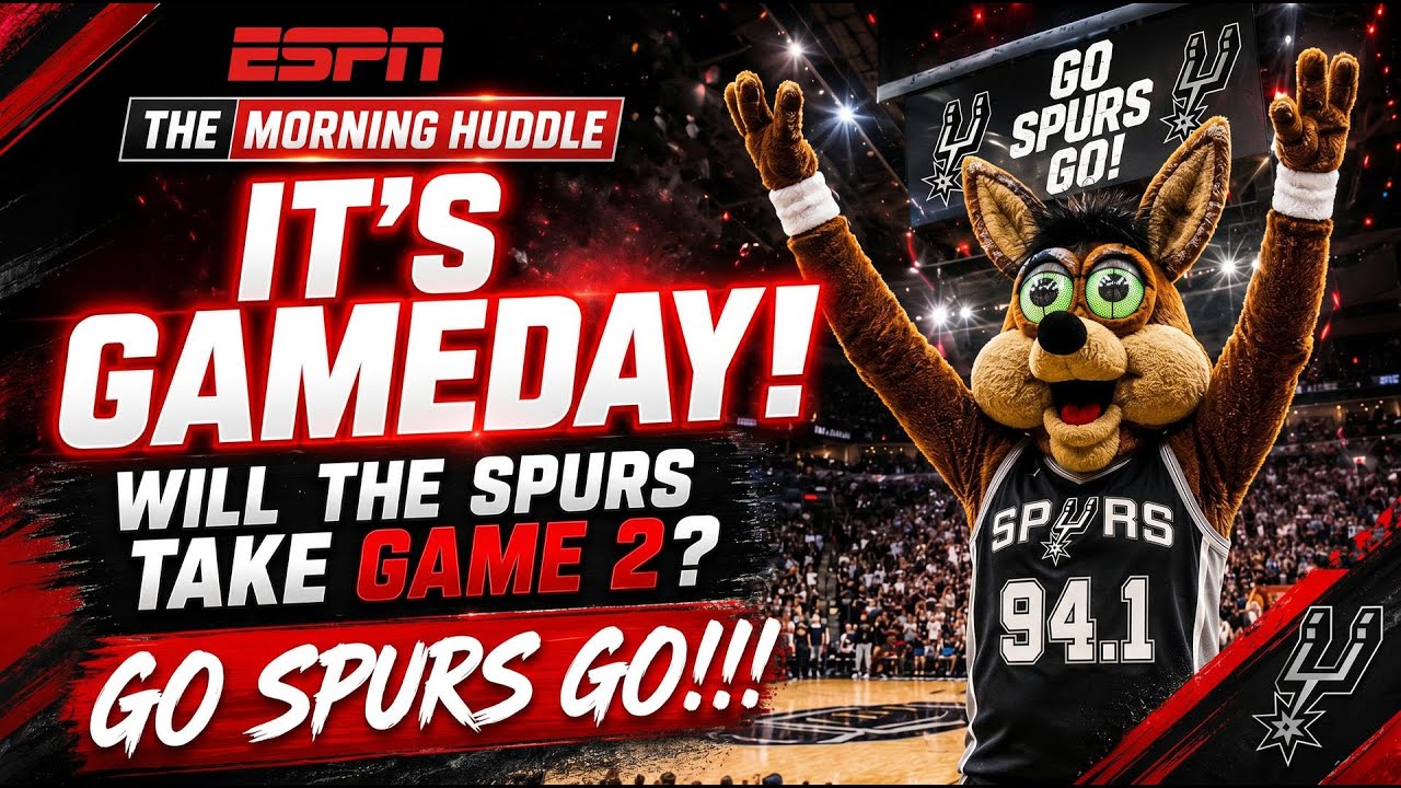 Will the Spurs take Game 2?  Go Spurs Go!!! | The Morning Huddle