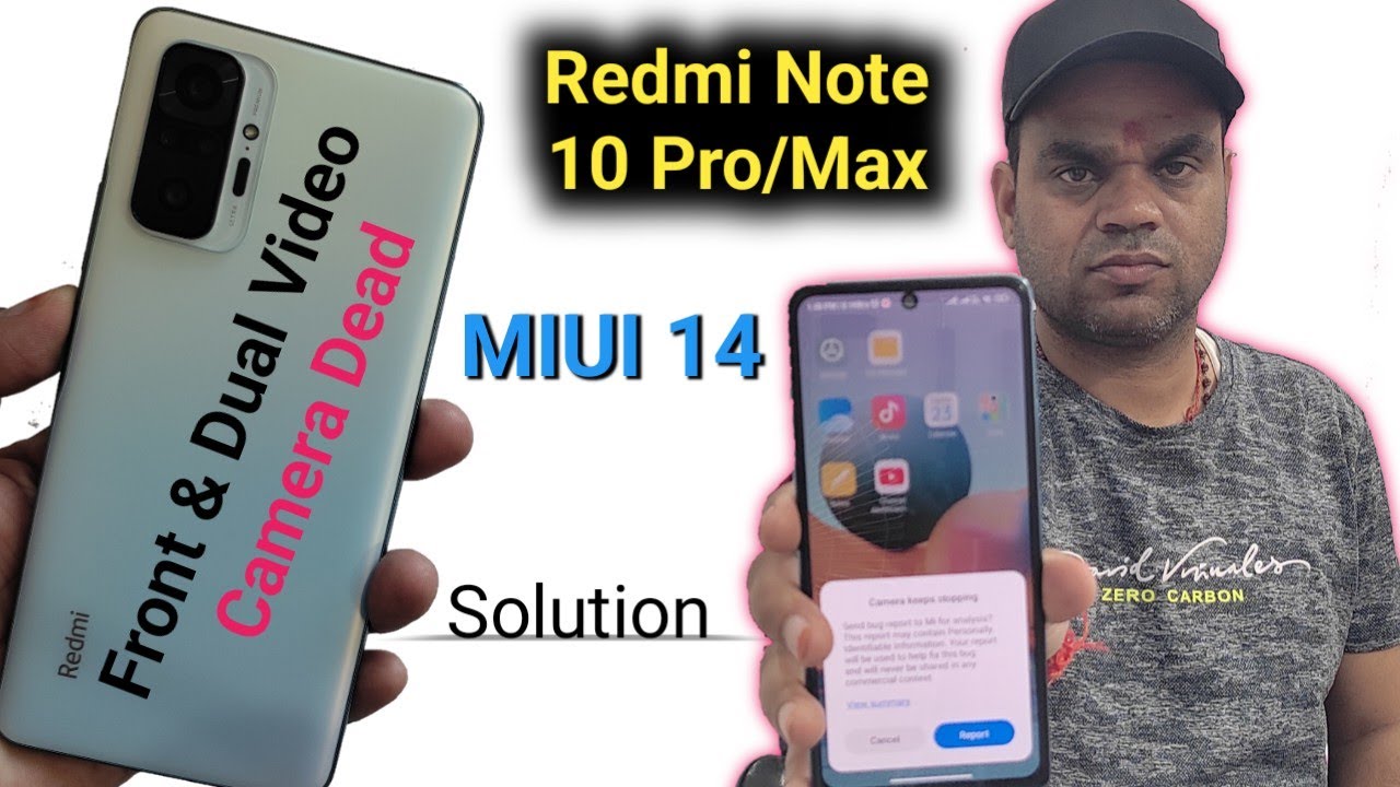 Redmi Note 10 pro/Max camera problem & Solution | front & Dual video camera not working
