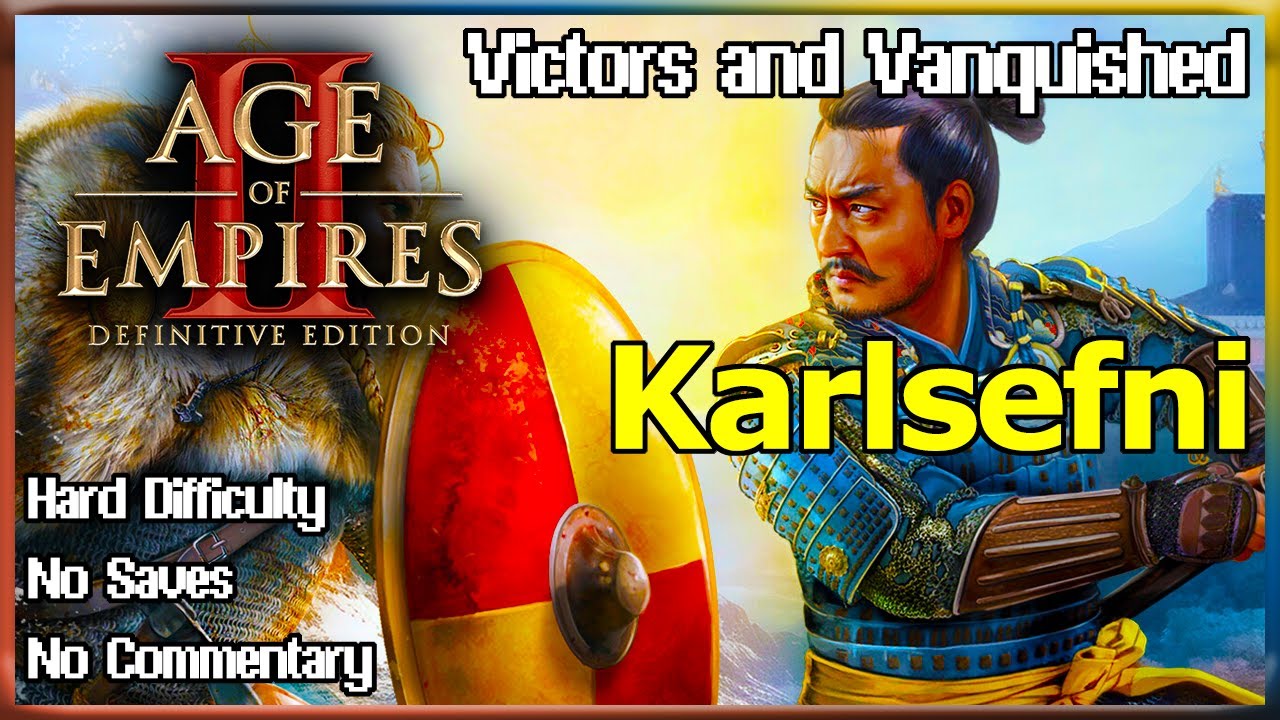 [AoE2: DE] Victors and Vanquished: Karlsefni - Hard No Saves No Commentary