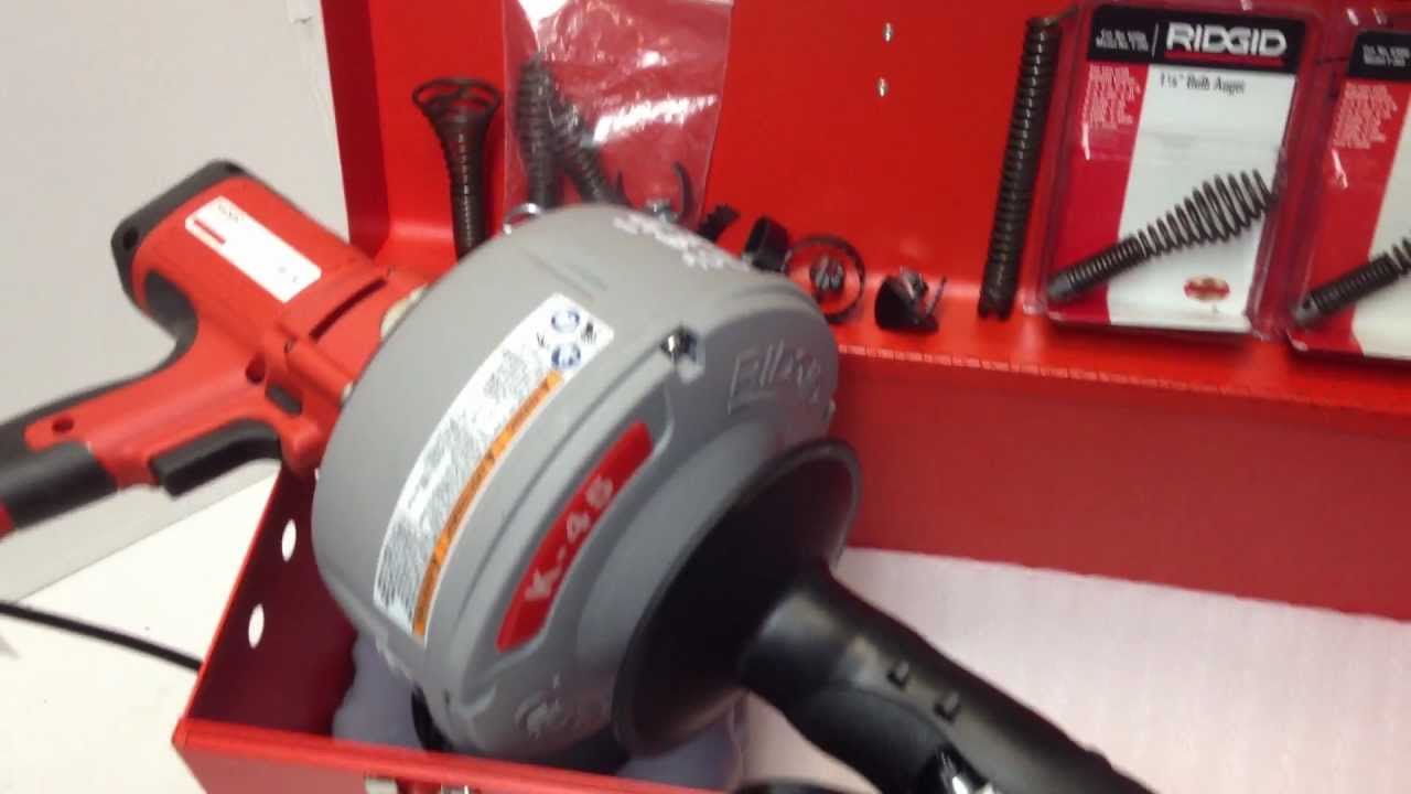 Rigid K-45AF Drain Cleaner Demonstration / Discussion