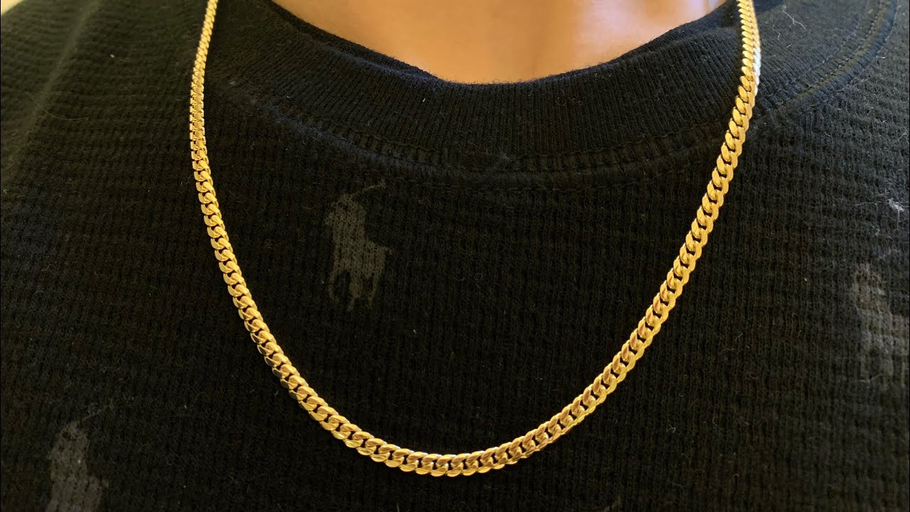 Распаковка кубинской цепочки Miami Cuban Link 14 карат, 3 мм. Скоро раздача золотых цепочек + инд...