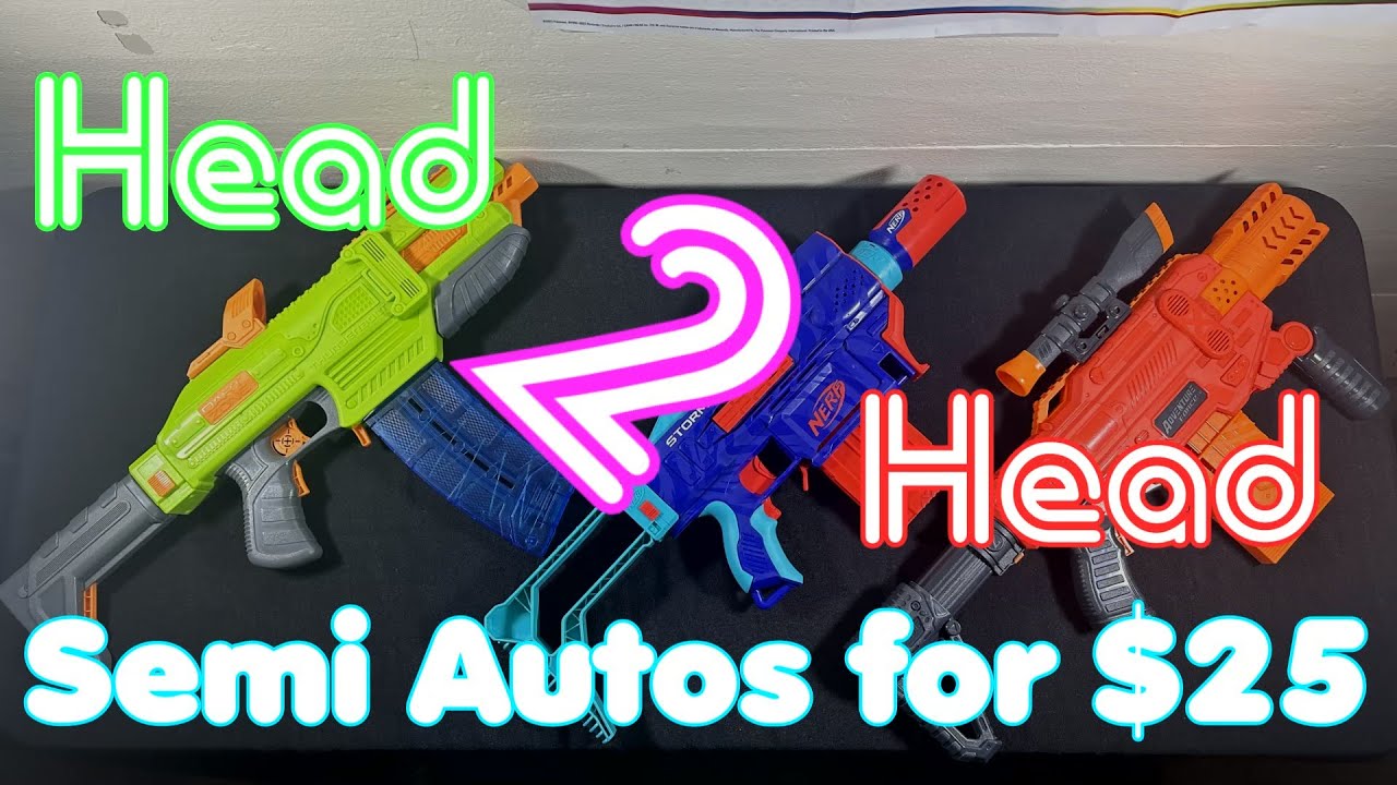 Thunderbolt vs. Stormcharge vs. Spectrum | Which $25 Semi Auto blaster is the best?