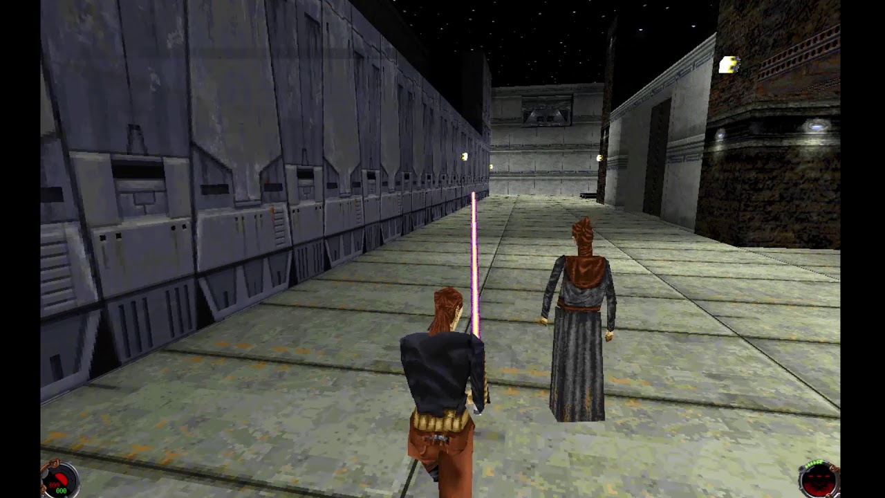 Jedi Knight: Mysteries of the Sith - Level 6 | Katraasii Space Port - part A | No Commentary