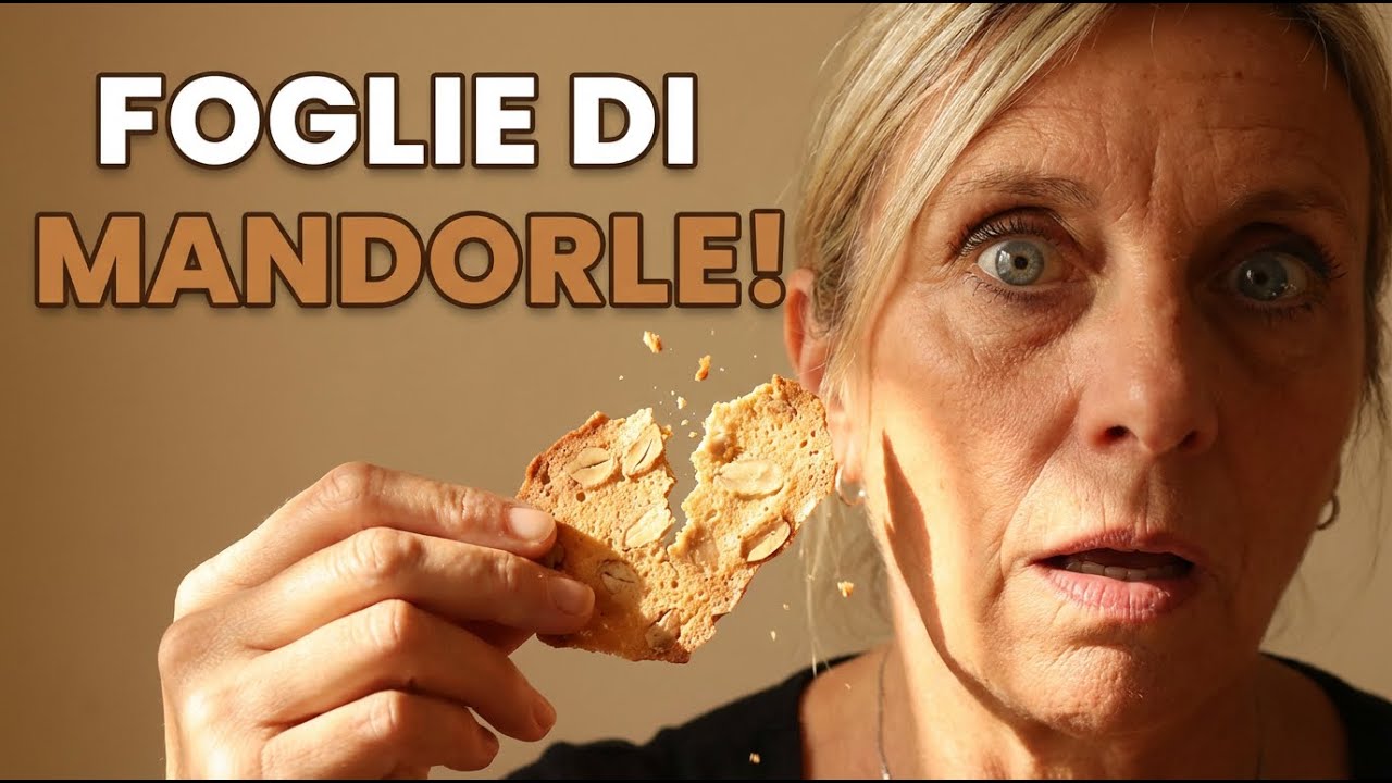 SQUISITE le Foglie di Mandorle! Biscotti Croccanti Ricetta Facile!