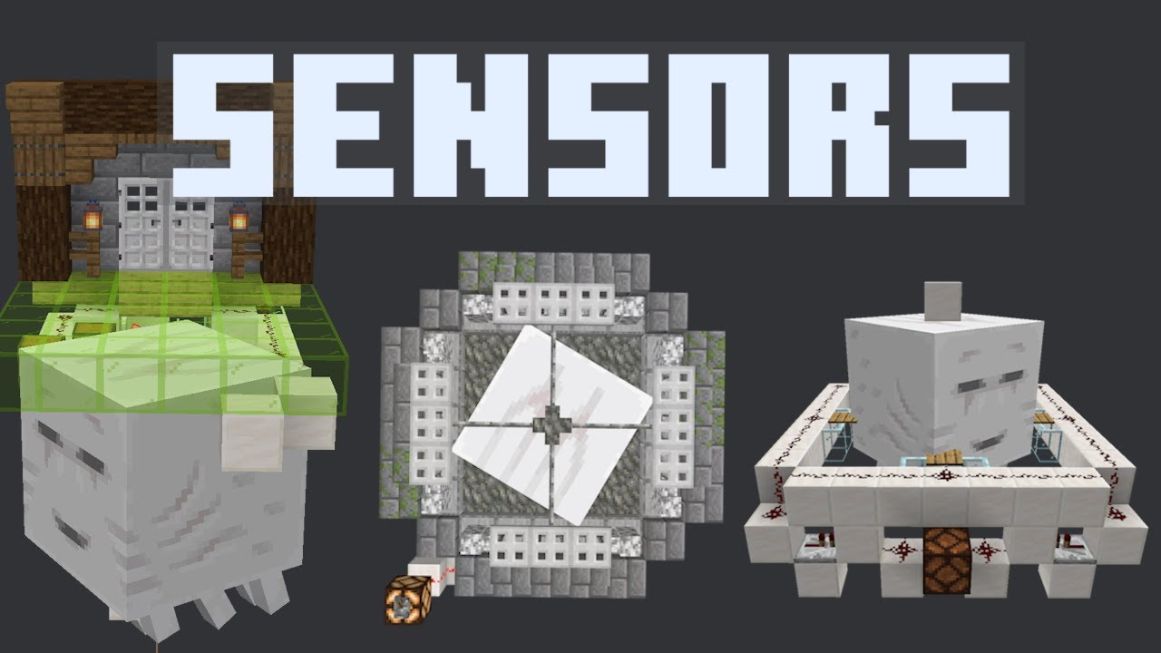 Using Happy Ghasts To Make Fans And Sensors