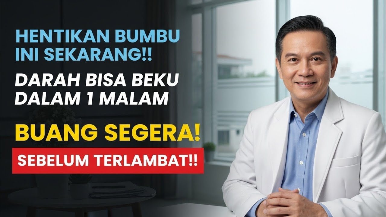 BAHAYA UNTUK JANTUNG‼️6 Bumbu Dapur Ini Naikkan Risiko Stroke Lansia Dalam 1 Malam, HENTIKAN!