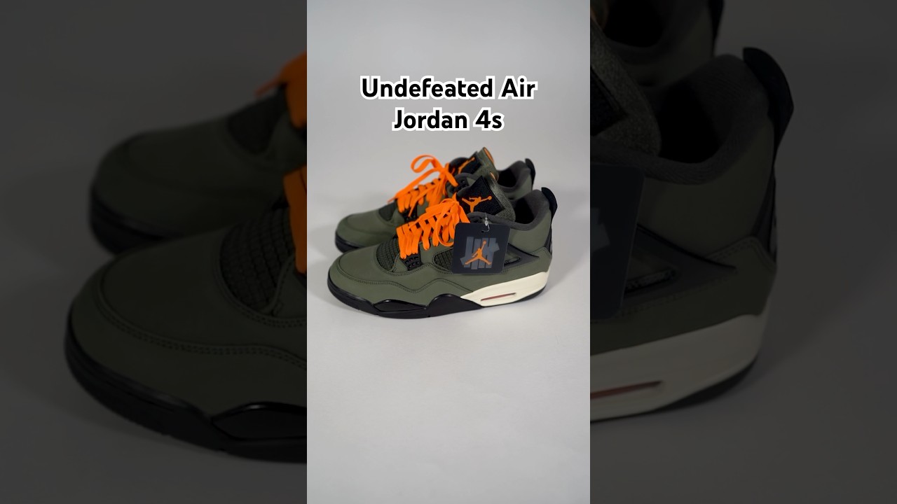 Sneaker of the year? Undefeated Air Jordan 4 