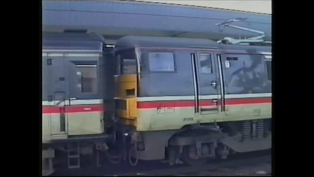 Railways 1989 in Leeds and Lancaster.86426, 91008/31s/47s/HSTs