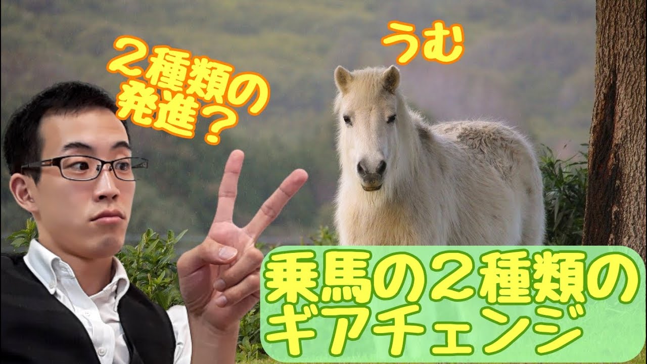 速歩、駈歩の役に立つ！２種類の発進を使い分けよう！