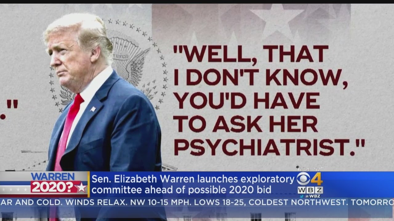 President Trump Mocks Elizabeth Warren Challenge In 2020