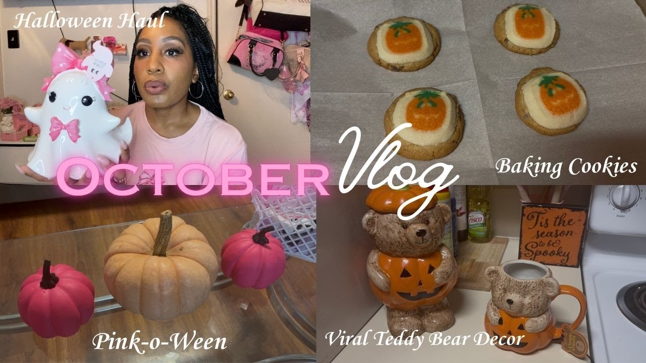 Cozy Halloween Haul + Decorating My Space and Baking Cookies!