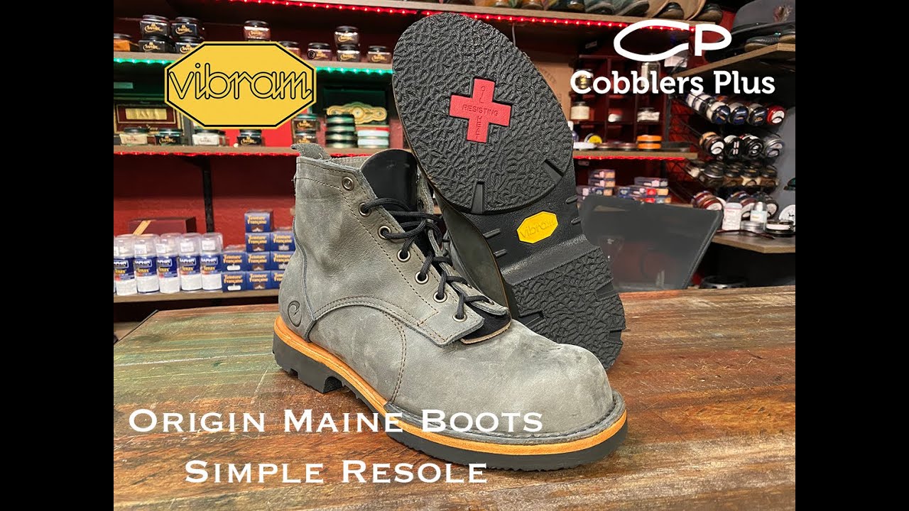 Origin Maine Boots get a Simple Sole Replacement from Traction to Grip soles from Vibram