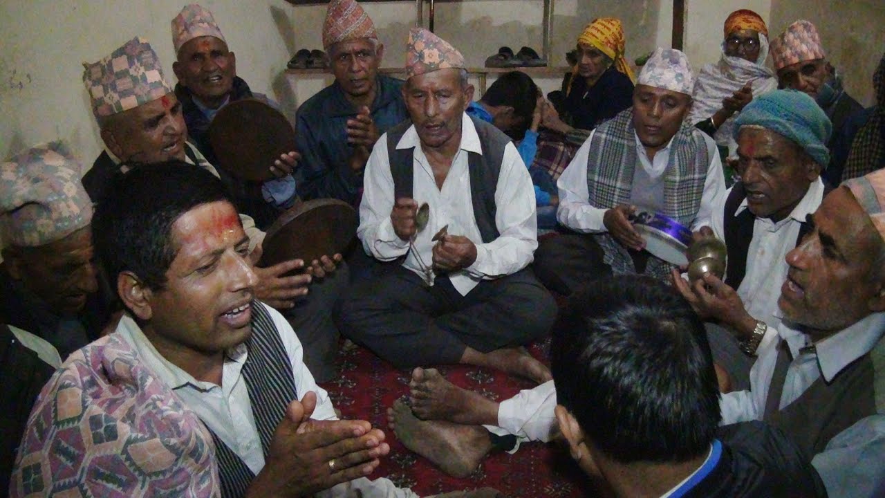 ऐतिहासिक गुल्मेली भजन  bhajan at kurgha gulmi