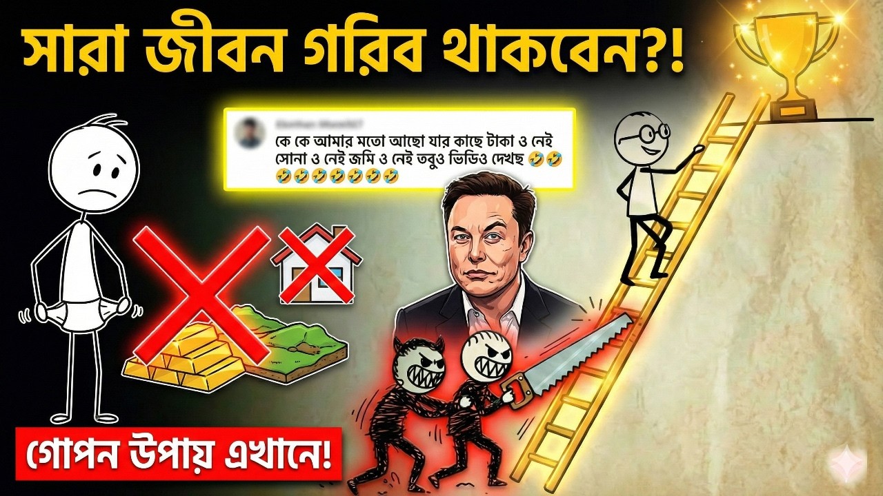 টাকা নেই, সোনা নেই, জমি নেই—আপনি কি সারাজীবন গরিব থাকবেন?