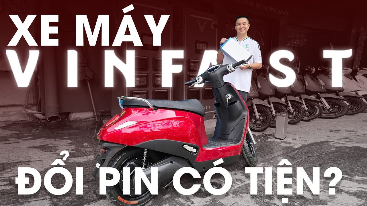 Đi đổi Pin xe m&aacute;y điện VinFast Evo: Thao t&aacute;c c&oacute; dễ? Lỗi th&igrave; sao?