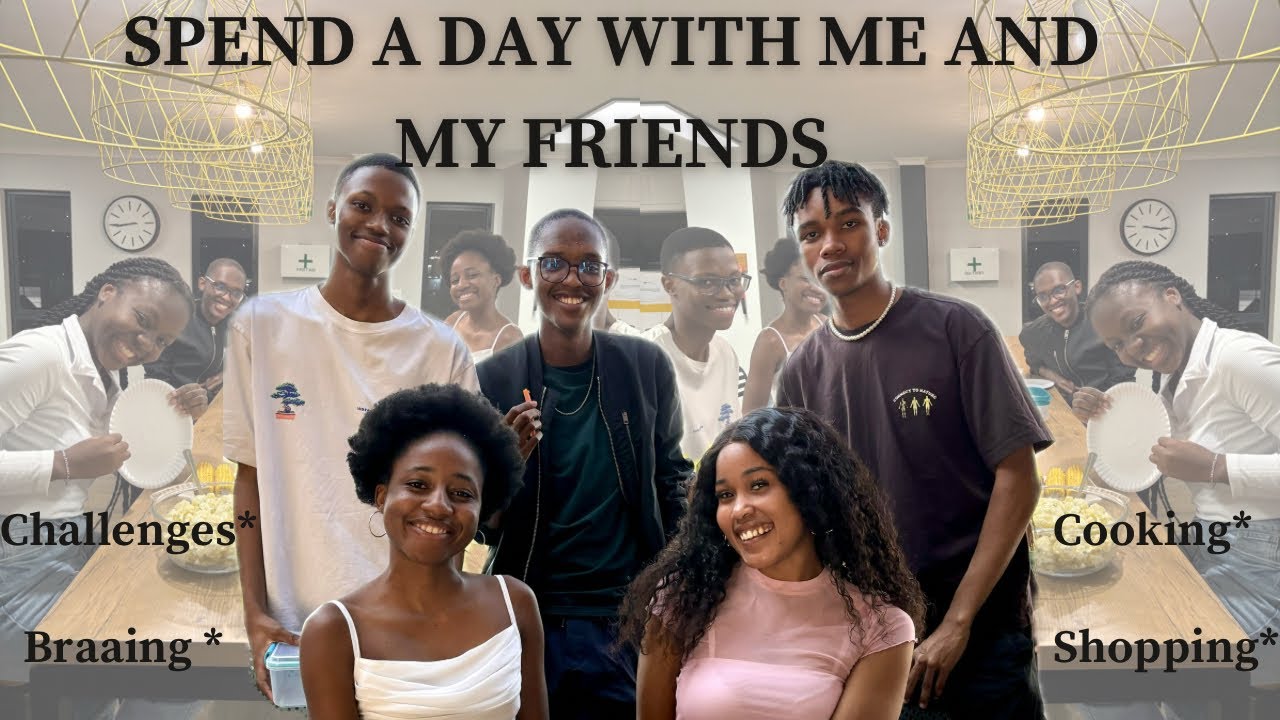 #vlog | Spend a day with my friends | Shopping+  Braaing | Games  & TikToks and many more
