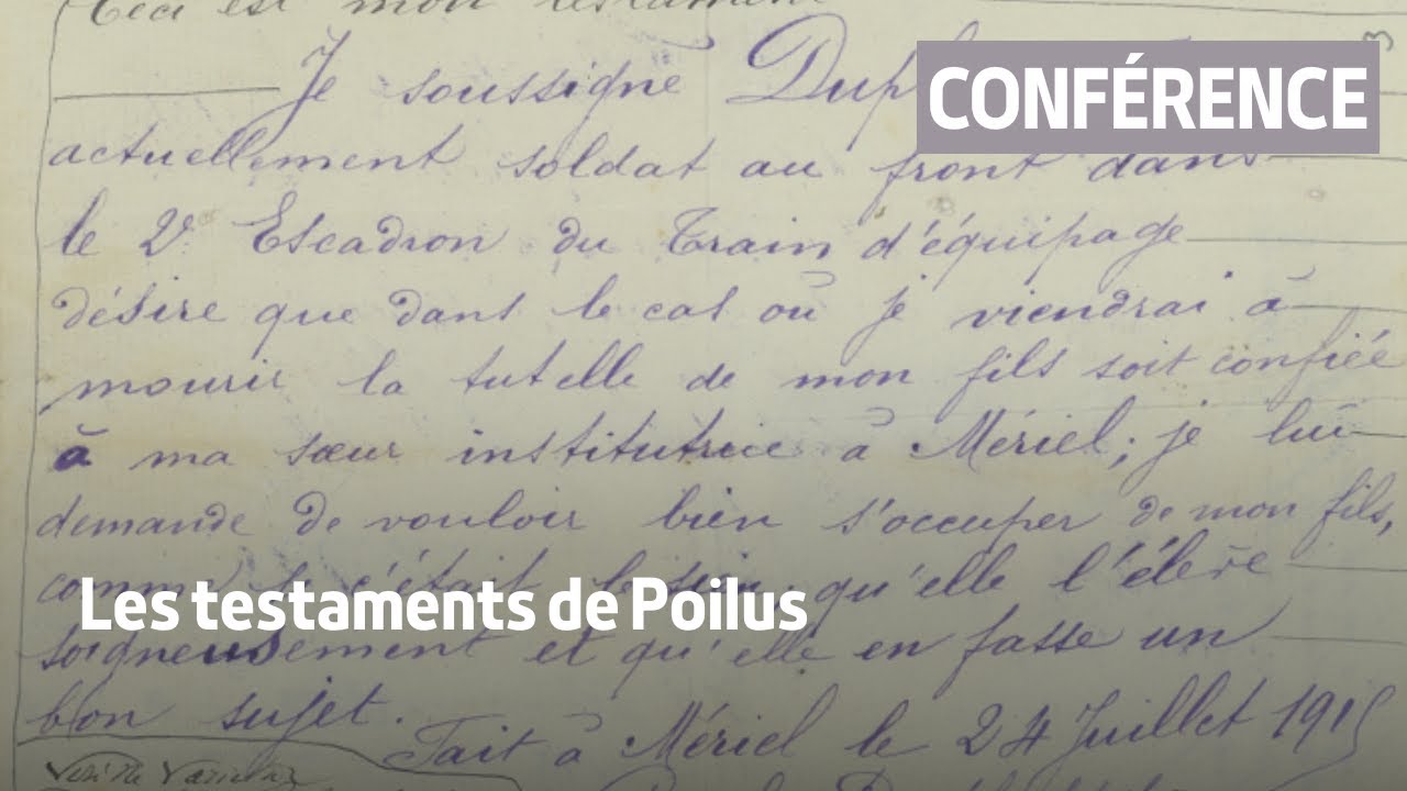 Les testaments de Poilus