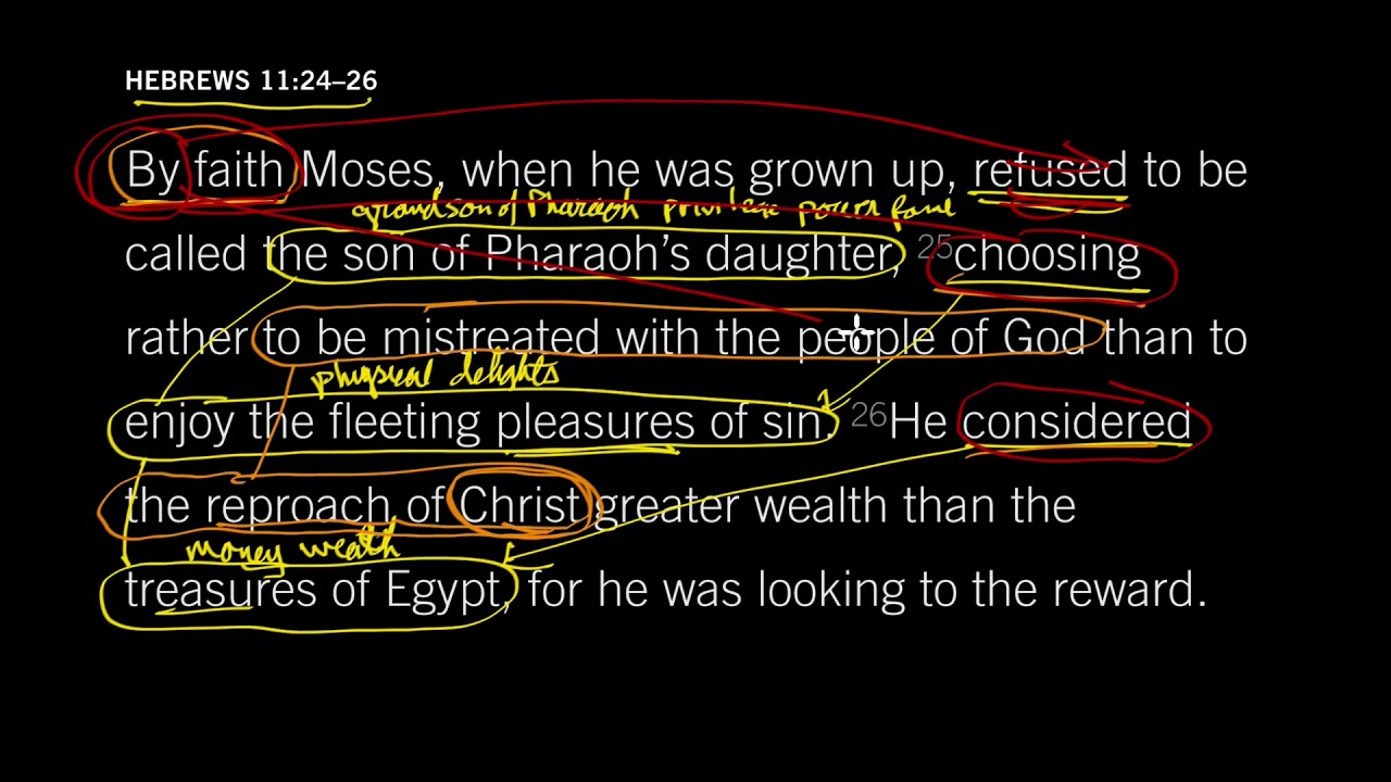 The Fleeting Pleasures of Sin: Hebrews 11:24–26