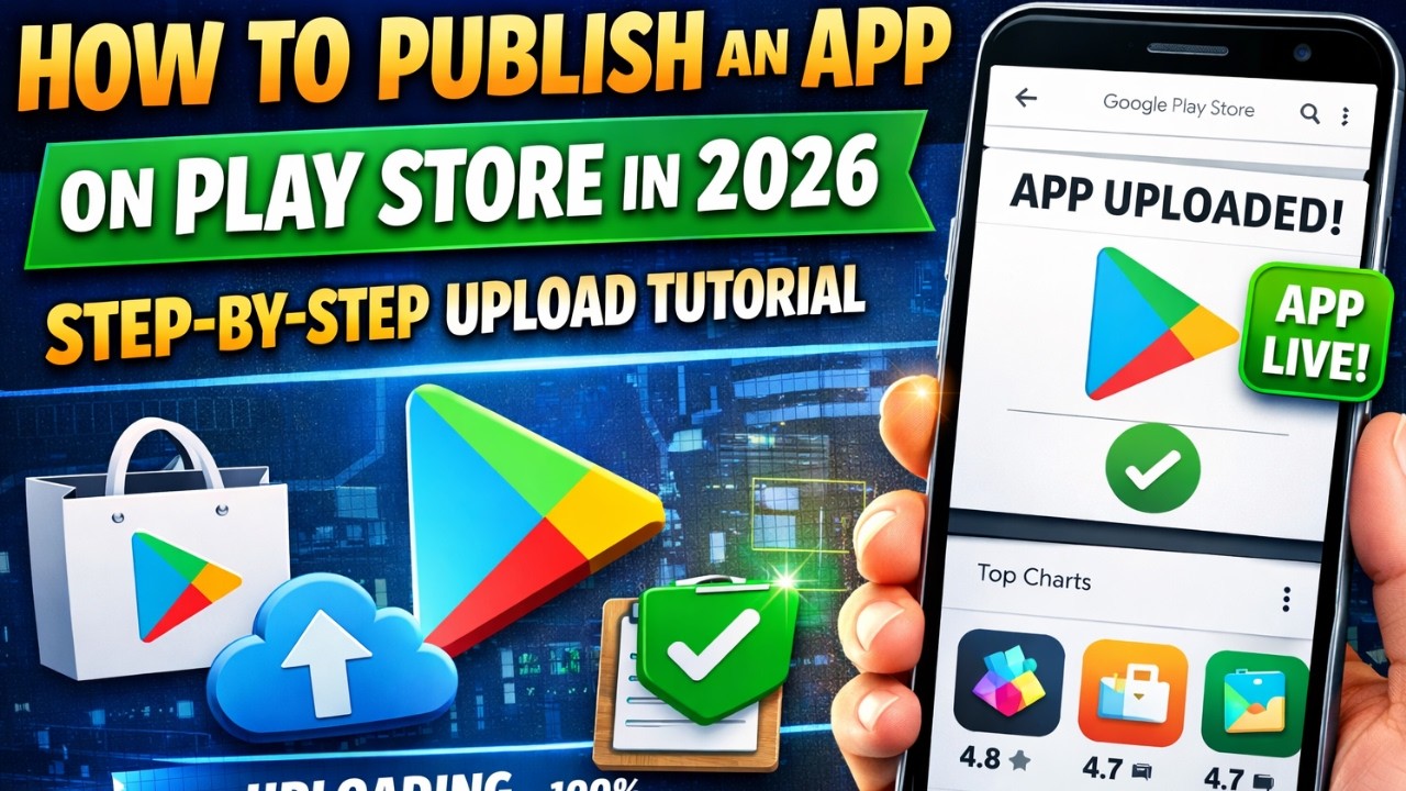 How to Publish an App on Play Store in 2026 (Step-by-Step) | Complete Beginner Guide