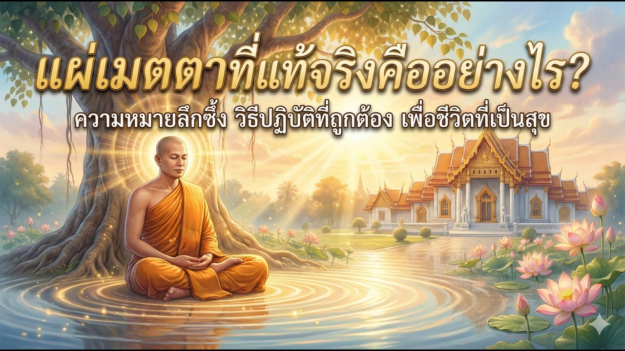 แผ่เมตตาที่แท้จริงคืออย่างไร?