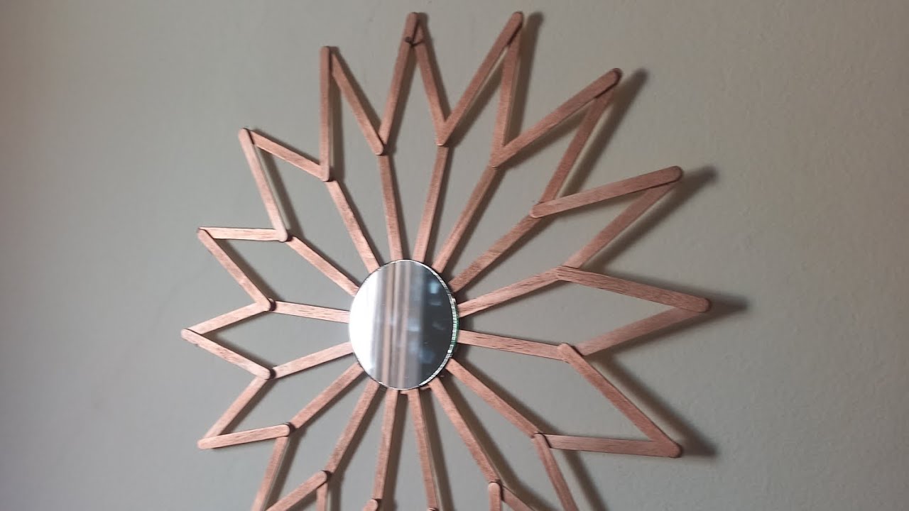 idéia incrível com palitos de sorvete #façavocêmesmo #decoration #diy #feitoamao
