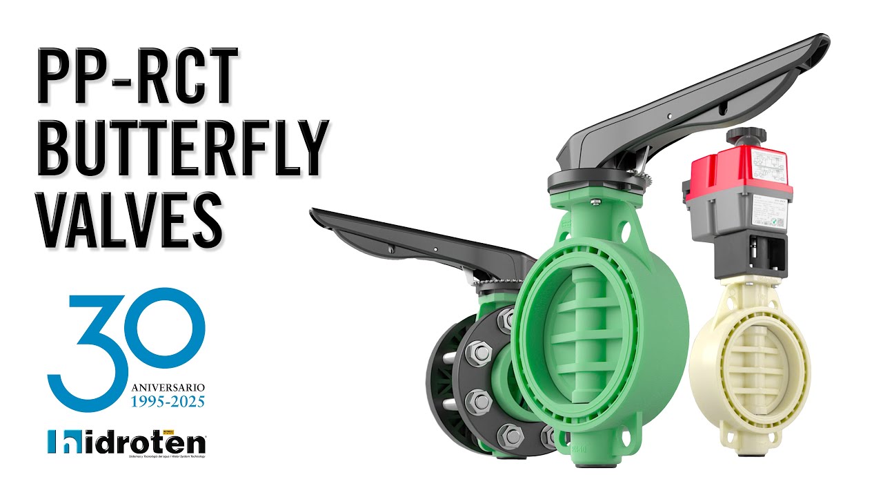 PP-RCT Butterfly Valves