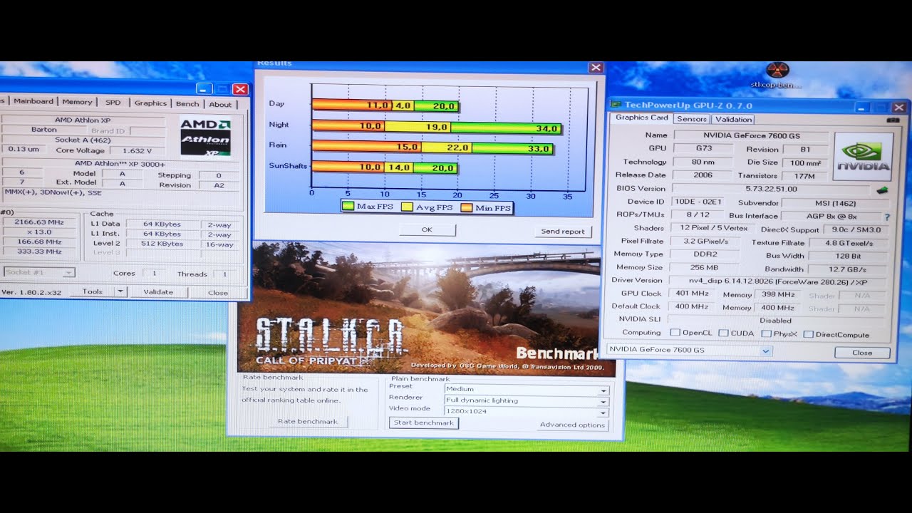 #retrogaming - Shuttle XPC SN45Gv3 - pierwsze testy na 7600GS + 2GB DDR