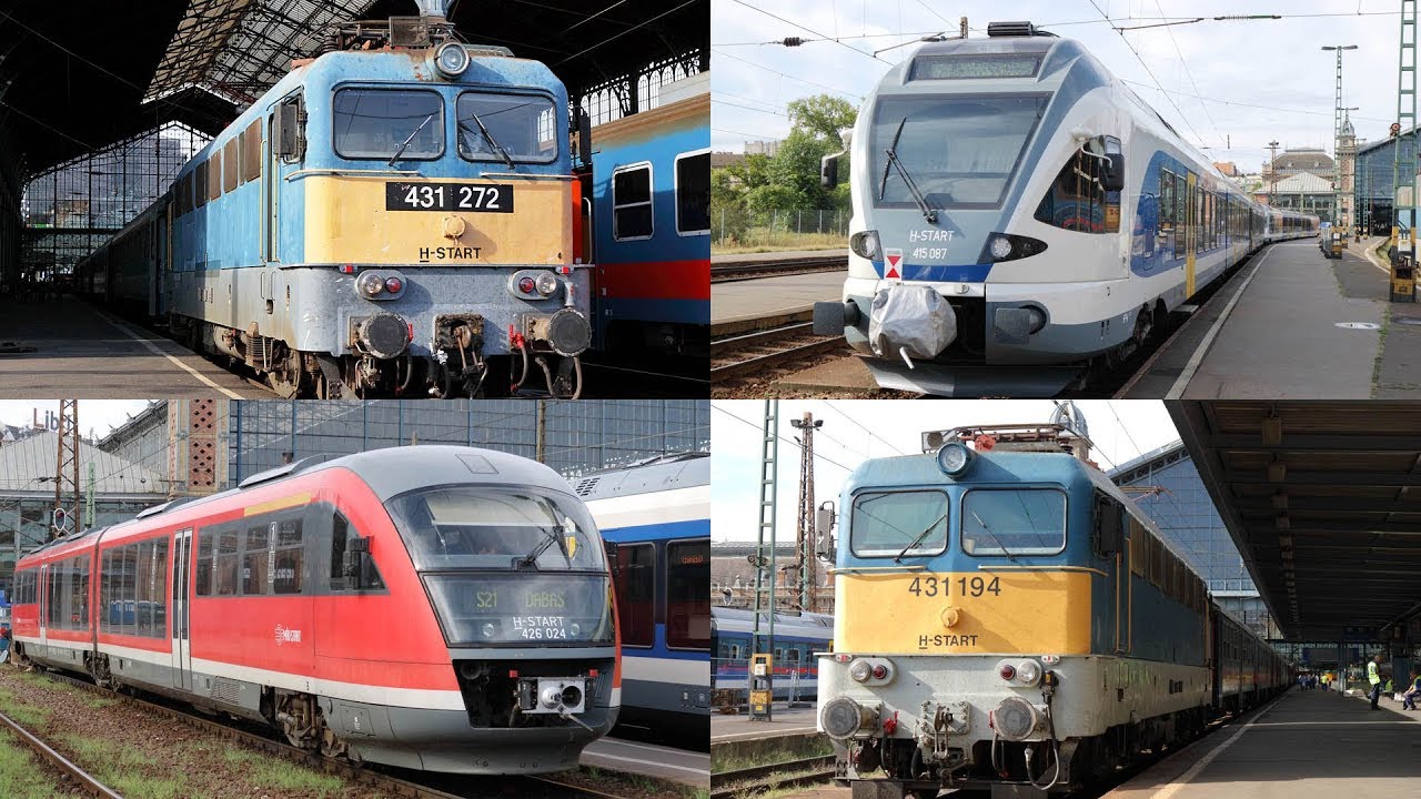 [MÁV] Vonatok Budapest-Nyugati / Trains in Budapest, Hungary