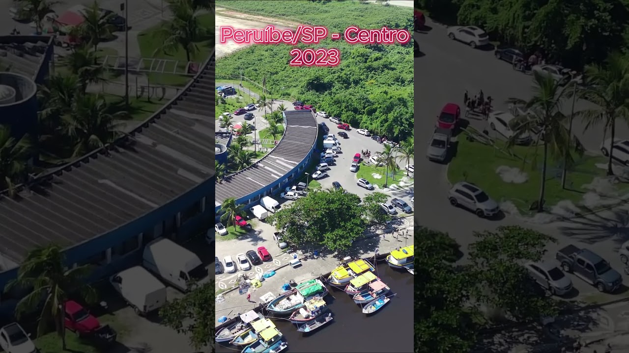 Peru&iacute;be - SP | Centro | Orla | turismo | Drone #shorts