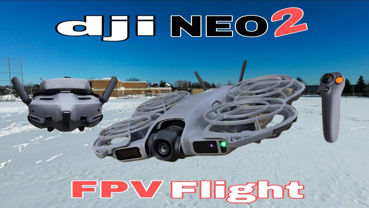 DJI NEO 2 — FPV-тест полета (очки DJI 3 + контроллер движения DJI 3) Зима 2026