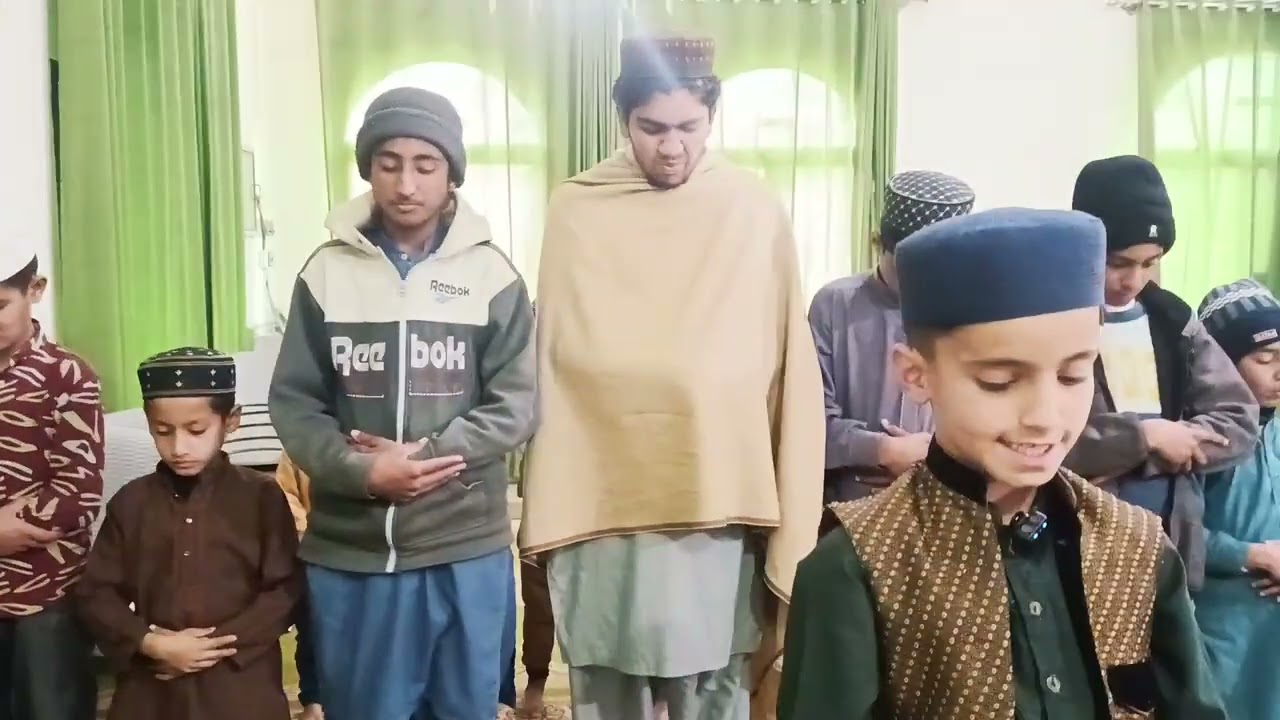 مغرب کی نماز کی پریکٹس ۔طلال بن آفتاب اعجاز