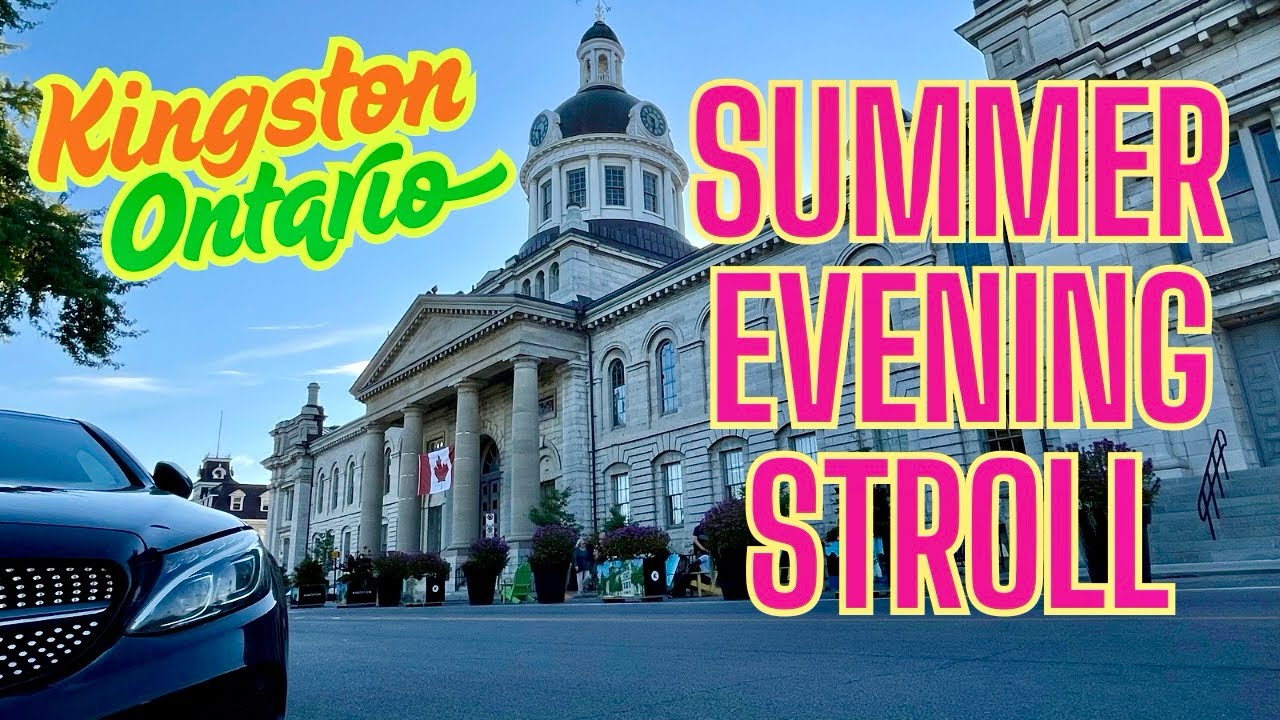 Kingston Ontario: Evening Walk From Battery Park To Brock St. Pier.