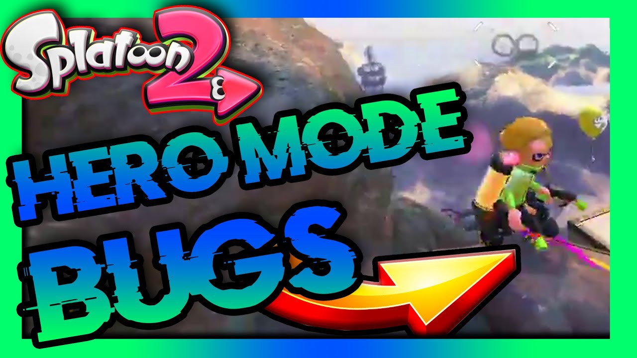 20 GLITCHES in the 1-player mode [Splatoon 2]