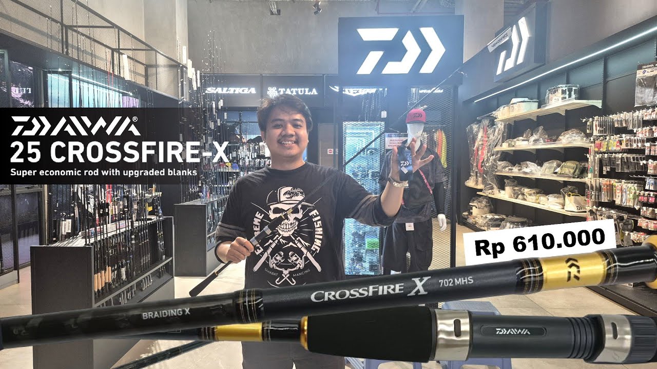 [Terbaru 2025] DAIWA CROSSFIRE X 2025 | Harga 500 rb an sudah dapat joran terbaru dari DAIWA !!!🔥