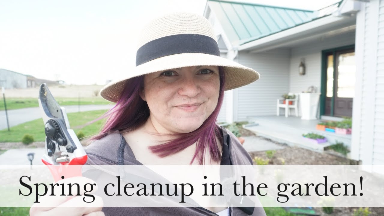 Spring Cleanup in My House Garden Beds