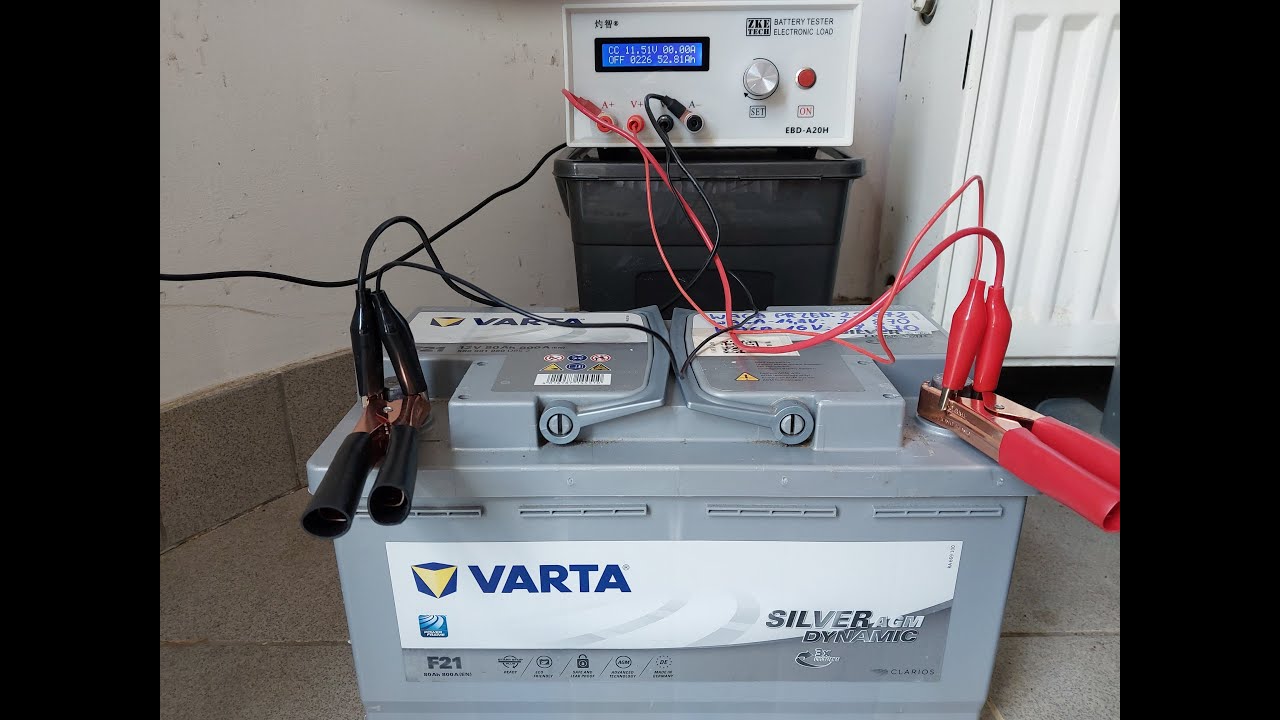 Efekty ładowanie akumulatora AGM prostownikiem.