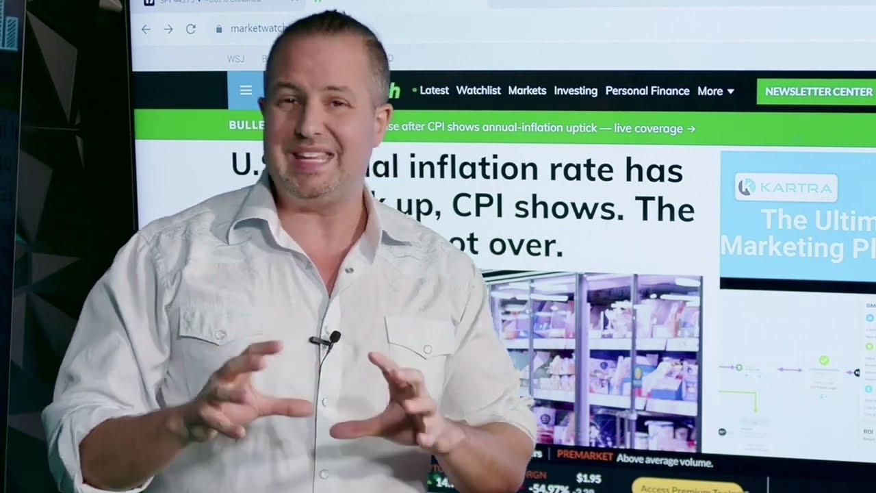 #CPI Data Revealed: Gareth&rsquo;s Reaction - Why Markets Opened Green On This News&hellip; #stocks #inflation