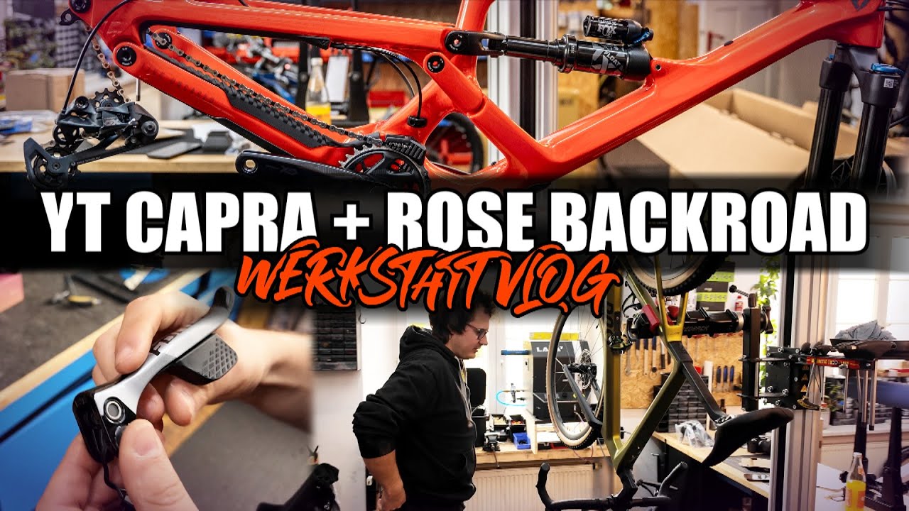 YT CAPRA NEURAD zusammen bauen + Unfallschaden am ROSE BACKROAD + NEWs aus der Fahrradwerkstatt